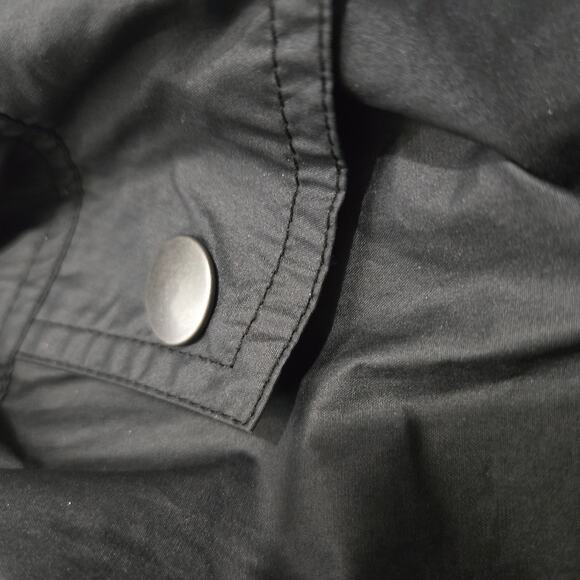 Rebecca Minkoff Jumpsuit Black Parachute Moto Biker Cotton Ripstop Flightsuit XS - Picture 13 of 16